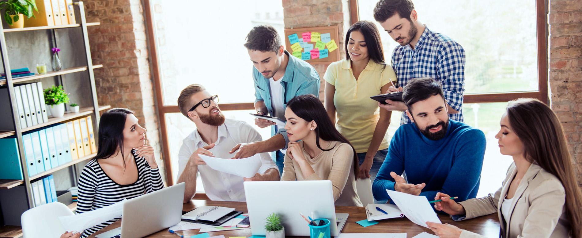 People collaborating