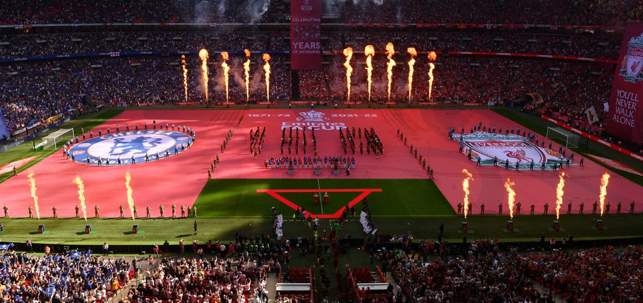 Service Graphics print for Emirates Cup Final 2022