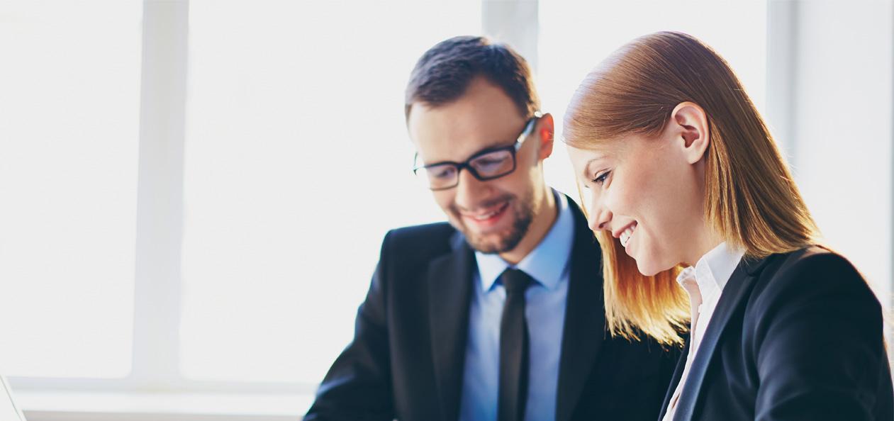 Conference table discussion