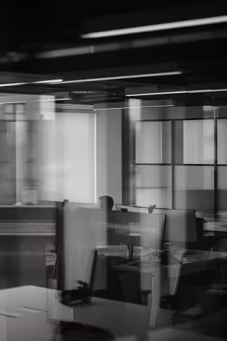 Abstract image of an office