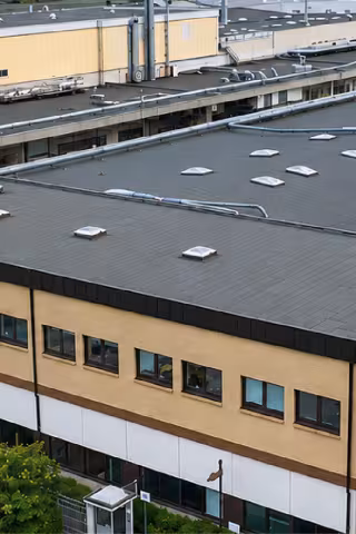 Aerial shot of Paragon facility Schwandorf, Germany